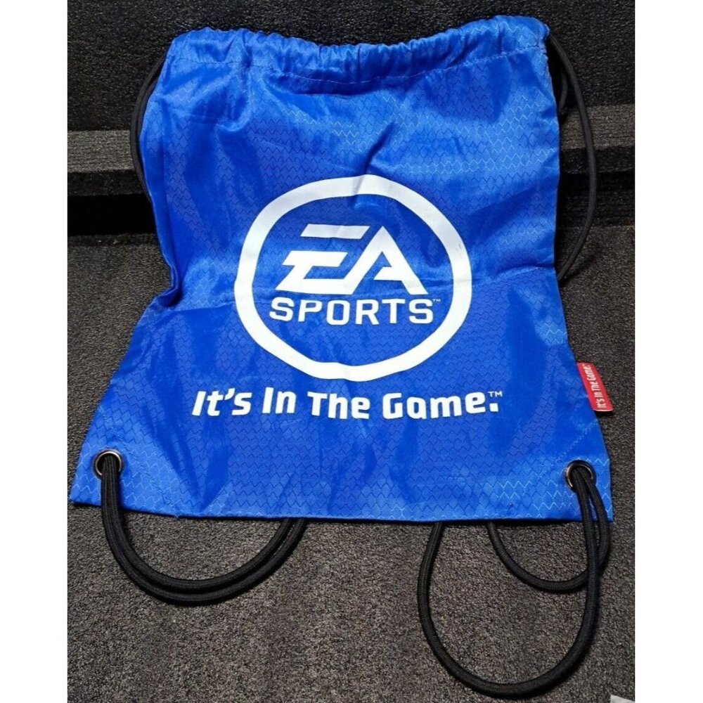 EA Sports IT'S IN THE GAME Video Electronic Arts Drawstring Bag Sack 16x13" Poly